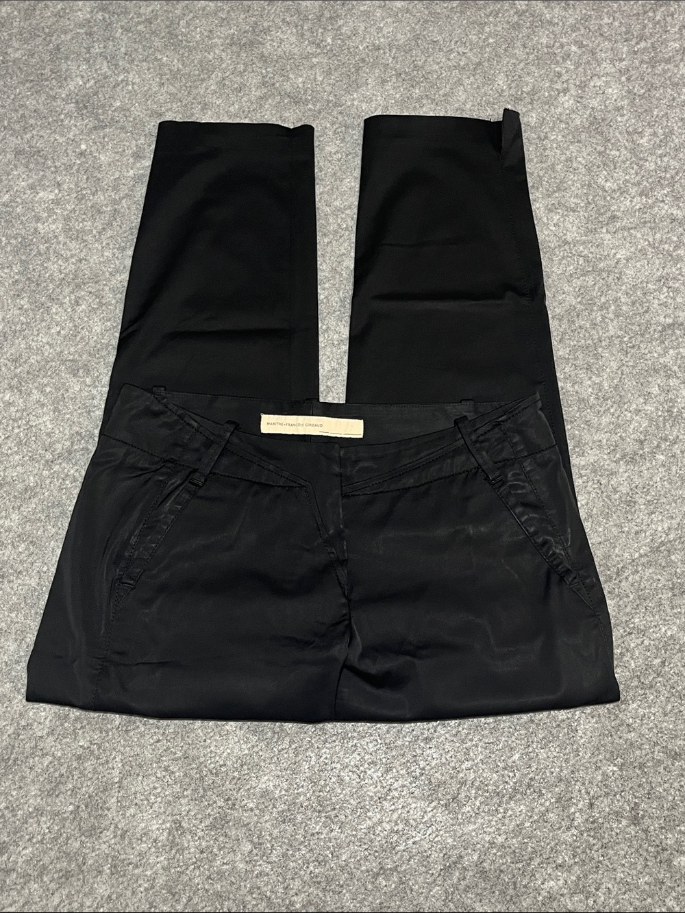 Marithe & Francois Girbaud Black Tailored Pants